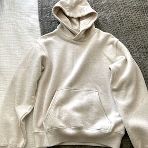 Tna perfect sweatshirt in Heather light oatmeal size xxs